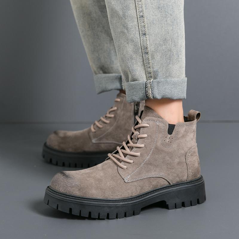 Мужские кожаные водонепроницаемые ботинки Chukka на шнуровке, классические ботинки Oxford, повседневная деловая обувь для мужчин