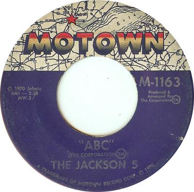 7-дюймовая пластинка JACKSON 5 - ABC  M1163 Motown 1970 US Soul/Funk Б/у