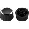 2Pc Rear Control Knobs Audio Radio Buick Compatible for GMC Acadia/Cadillac Escalade/Chevrolet Silverado/Buick Enclave Tuning Knob 2291-2547 Audio