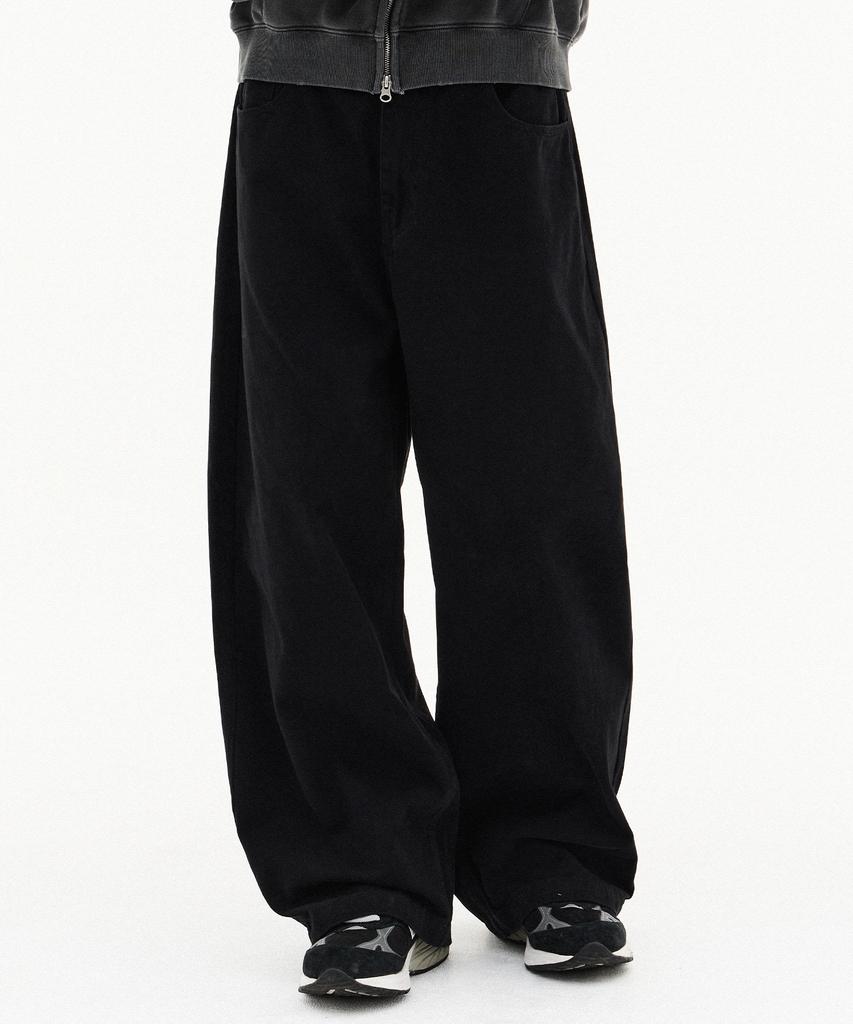 FILLUMINATE Twill Cotton Elastic Waist Pants - 3 Colors