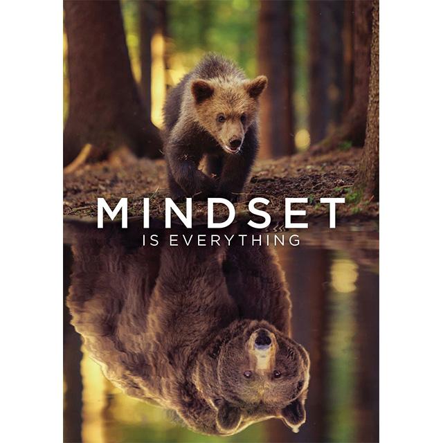 Animal Mindset Is Everything Inspirational Prints Poster Canvas Painting Modern Wall Art Pictures Living Room Bedroom Home Decor