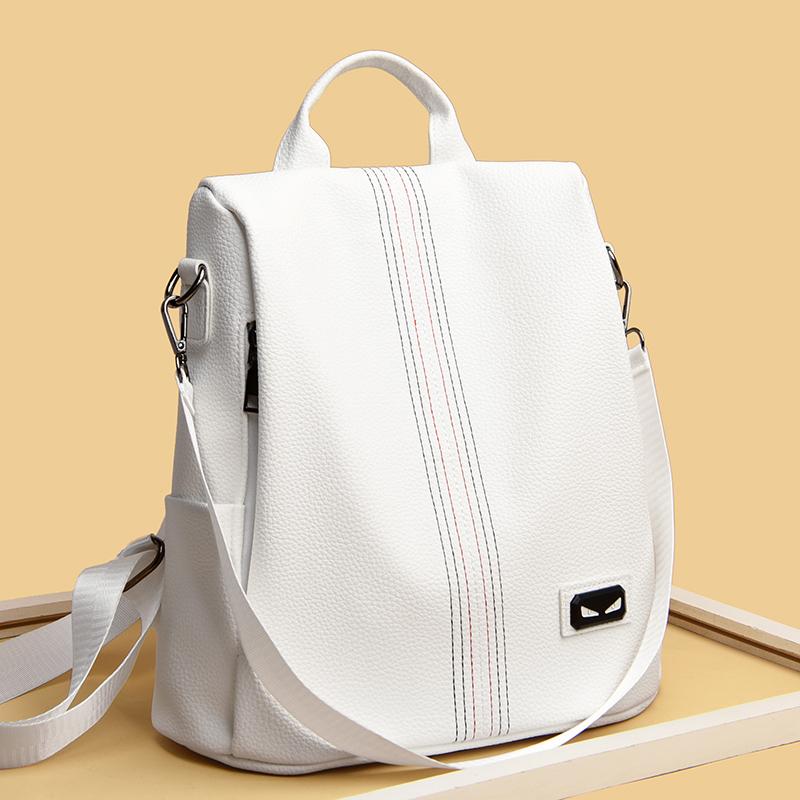 Новый роскошный брендовый женский рюкзак из высококачественной кожи, простые рюкзаки для отдыха и путешествий, модные школьные сумки для девочек