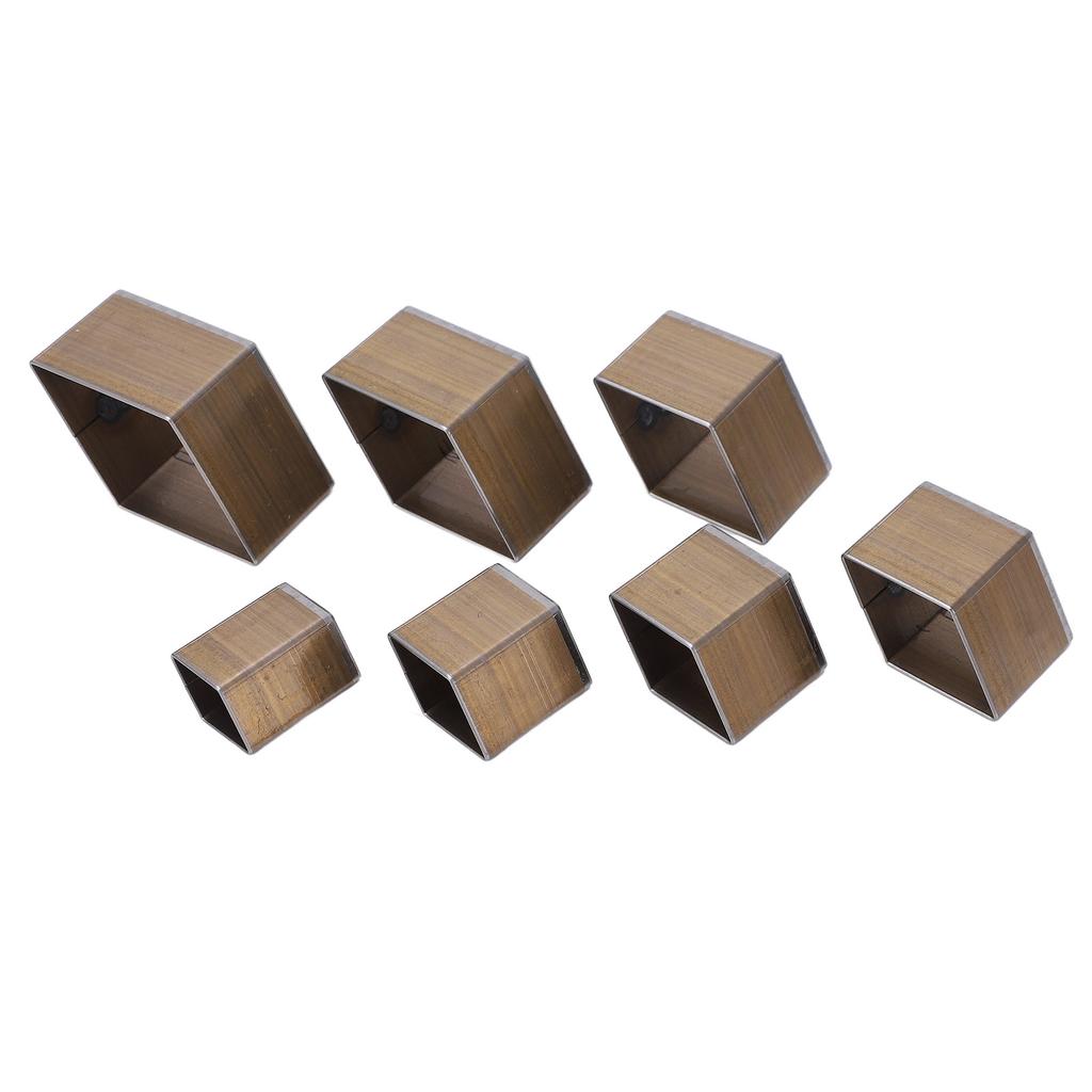 7 шт. кожаный резак ромбовидной формы из высокоуглеродистой стали простая операция резки формы DIY кожа