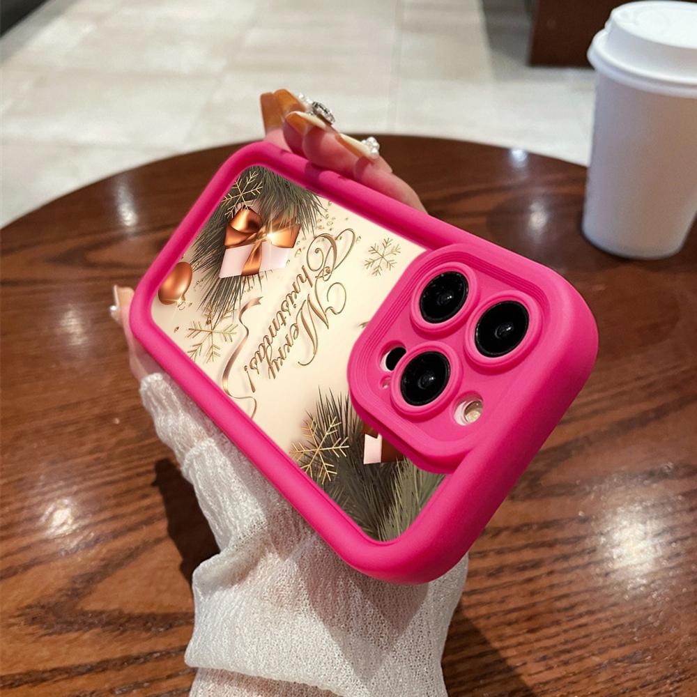 N114 Веселого Рождества desig art С Новым годом Мягкие чехлы для телефонов Angel Eyes для iPhone 16 15 14 13 11 Pro Max 8 7 6s Plus 12 XR XS Max Противоударный чехол