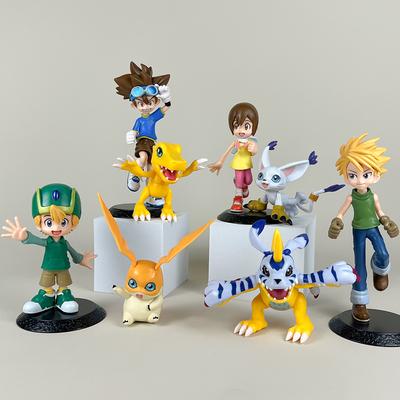 8 шт. Аниме Фигурка Digimon Adventure Ягами Тайчи Исида Ямато Ягами Хикари Такаиси Такеру Модель Действия ПВХ Украшения Игрушки