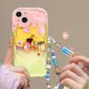 Applicable To Apple 14promax Mobile Phone Case IPhone 13/15 Creative Popsicle Three-dimensional Doll Chain 12 Transparent X