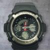 Б/у G-SHOCK AW-590 Ана-Цифровые Черный x Серебристый