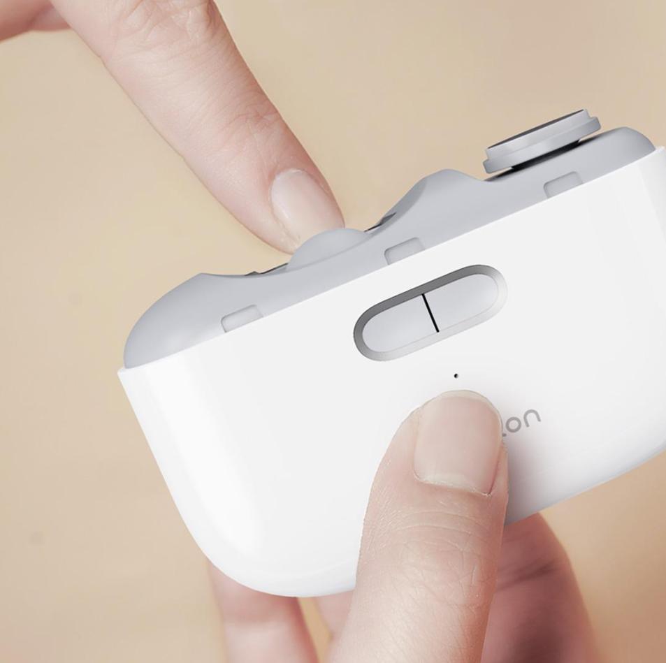 Xiaomi Электрическая машинка для стрижки ногтей Youpin Xiaolang 2 в 1, 2 полировки, USB аккумуляторная кусачка для ногтей, инструменты для полировки со светом для детей и взрослых