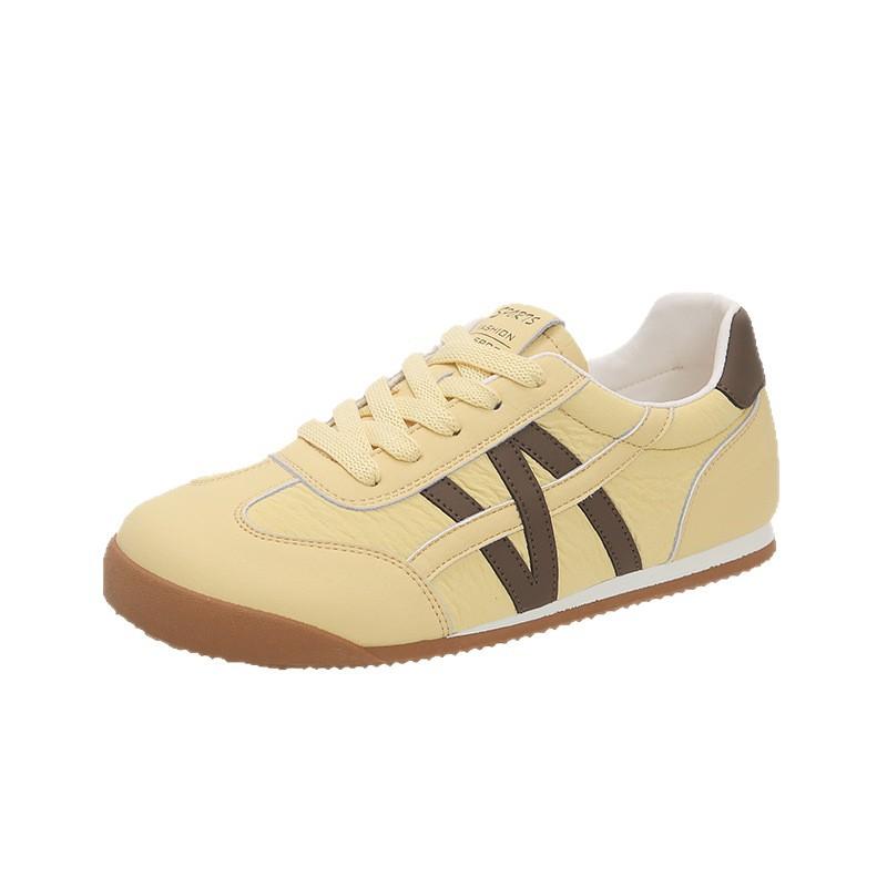 Туфли-одиночки на платформе, маленькие белые туфли, женские 2025, новые летние, универсальные, повседневные, дышащие, спортивные кеды, обувь Форреста Гампа, немецкая тра