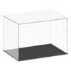 Uxcell Acrylic Display Case, Plastic Box, Cube Storage Box, Clear, Small, Assembled, Dustproof Showcase, 41x31x30.5cm, for Collectibles