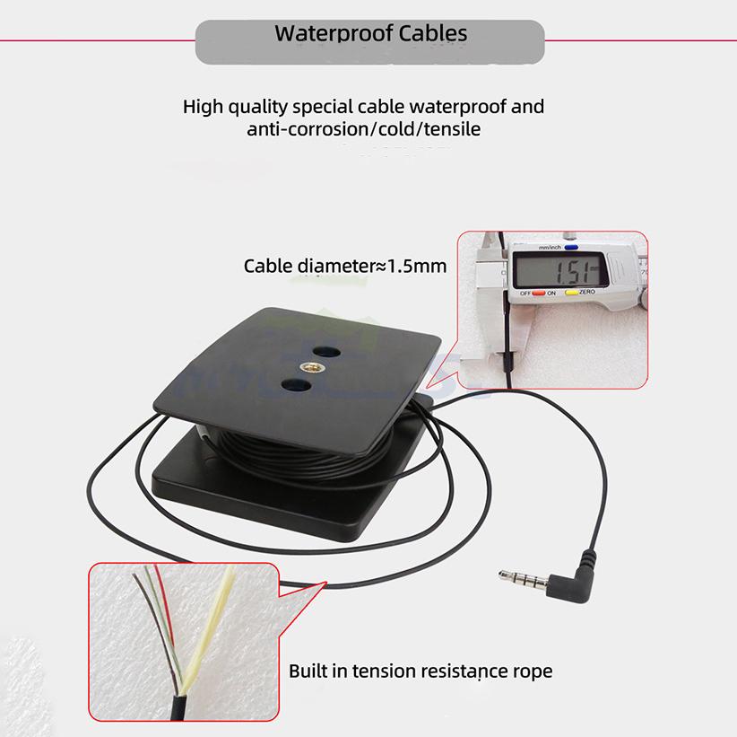 Рыболокатор высокой четкости, 4,3-дюймовый экран, устройство ночного видения, визуальное рыболовное устройство