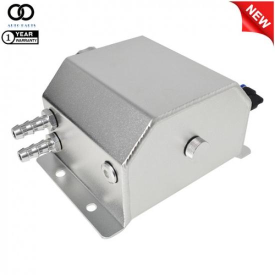 1L Aluminum Radiator Coolant Overflow Bottle Recovery Water Tank Reservoir