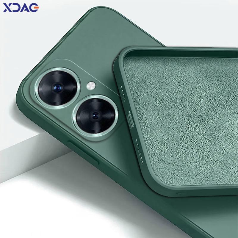 Square Liquid Silicone Back Cover for Huawei Nova 11 Pro Ultra 11i Soft Camera Protective Mobile Phone Case Nova11 Bags