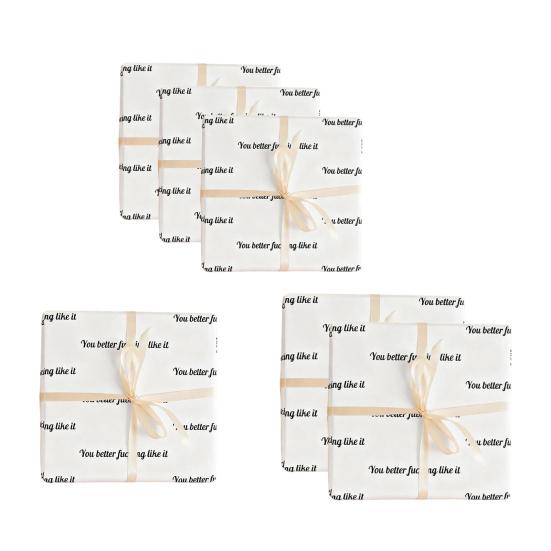 Тебе лучше это понравится Оберточная бумага Смешная грубая подарочная упаковка для взрослых Саркастическая упаковка для вечеринки по случаю дня рождения, Рождества, праздника для мужчин и женщин