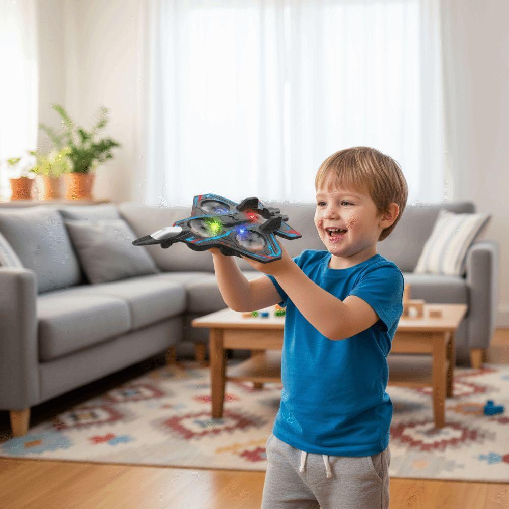 EPP Foam Four Motor Helicopter Toy Rechargeable RC Hobby Jet Plane Home Decor