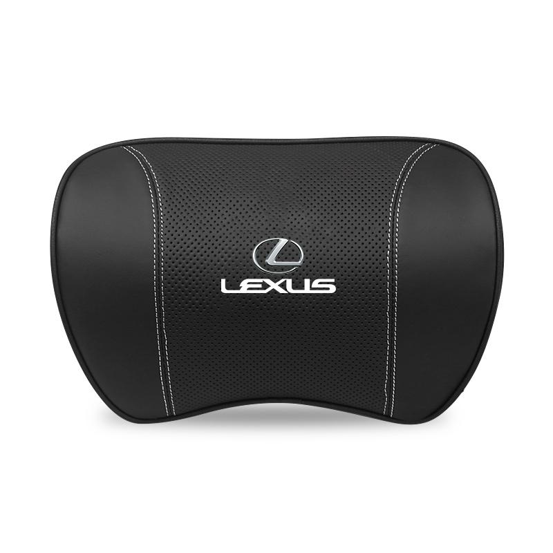 DJSZ3 High-end Leather Car Headrest Waist Pillow Accessories For Lexus F SPORT ES RX NX LS UX LM LX GX LC RZ IS CT GS RC HS SC TX LBX