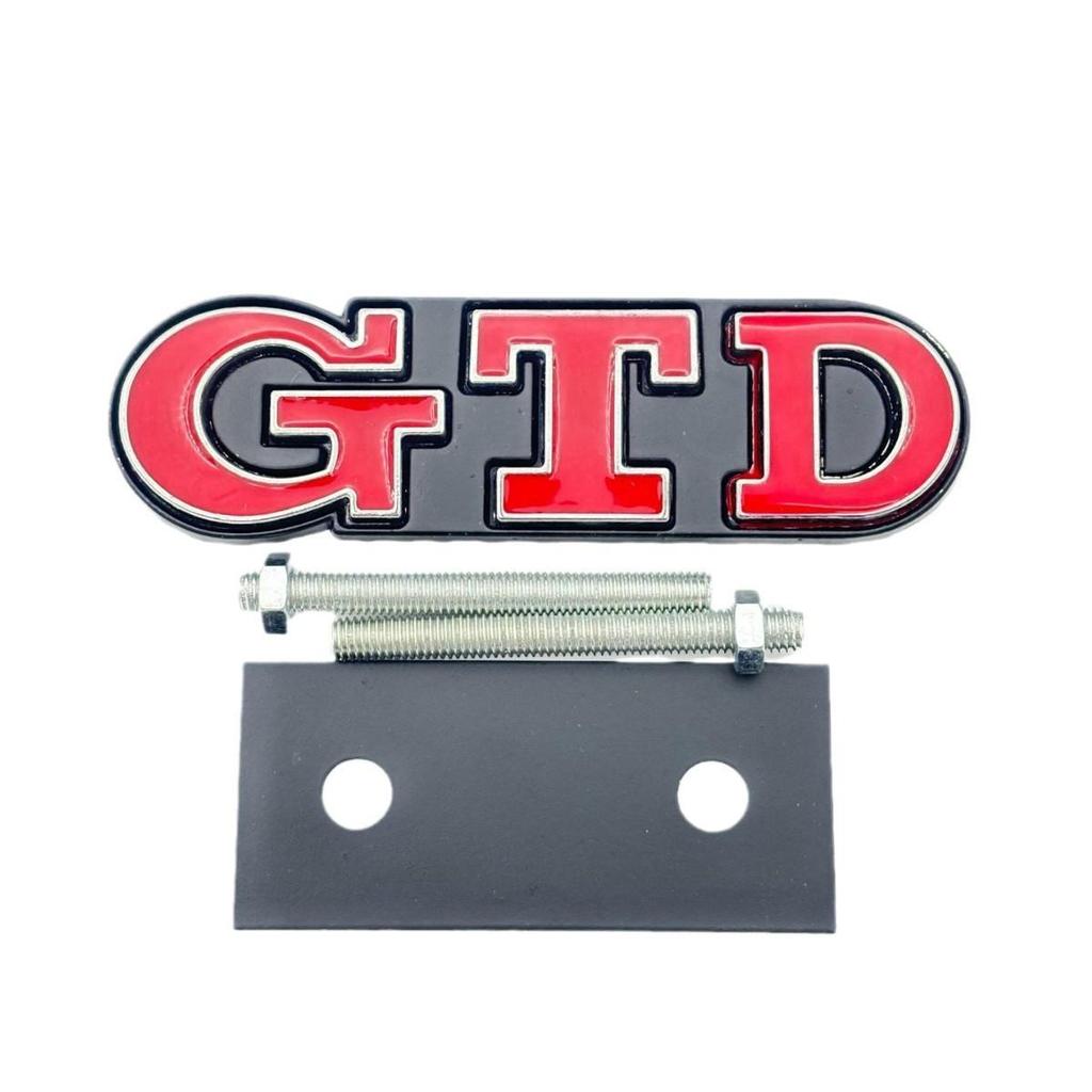 Volkswagen GTD Front Grille Emblem - Car Modification Badge
