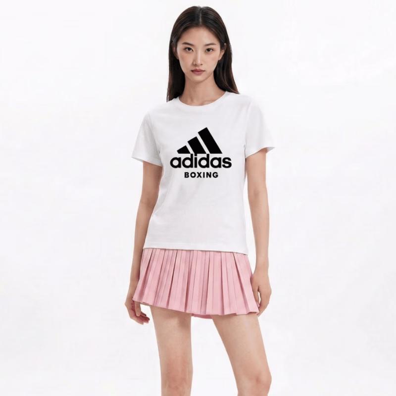 adidas Классическая дышащая футболка с коротким рукавом и круглым вырезом