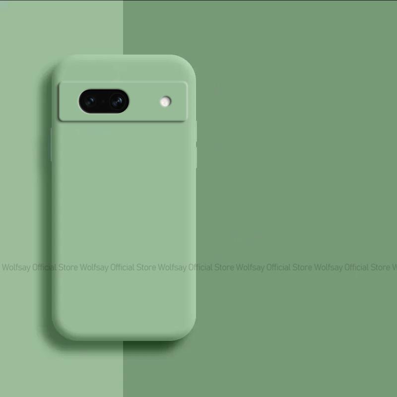 Чехол для Google Pixel 8A, чехол для Google Pixel 8A, чехол для 7A, чехол для 6, 7, 8 Pro, противоударный чехол для телефона из жидкого силикона для Google Pixel 8A