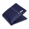 Liam Blue/White Leather Wallet for Men