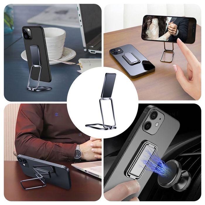 Coque de protection - BOOLING® - pour Samsung Galaxy A16 5G/4G - Silicone Antichoc - Support Réglable - Transparent