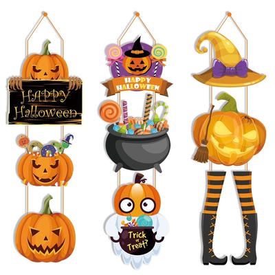 Украшение для Хэллоуина P Umpkin B на двери, подвесное украшение в форме атмосферы, подвеска
