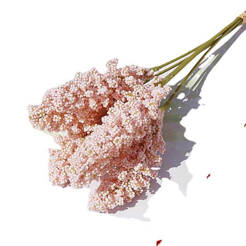 6pcs Artificial Dried Flowers Blossom Bouquet Bunches Home Garden Decoration