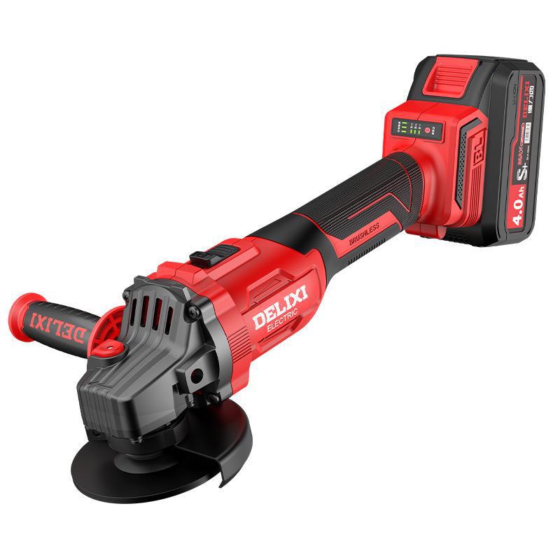 Бесщеточная литиевая угловая шлифовальная машина Delixi - мощный многофункциональный инструмент для резки и полировки