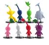 Пикмин фигурки Pikmin 8 шт крошечные красочные существа радужные зверята