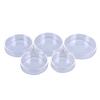 Clear Glass Shrimp Feeding Food Dish Feeder Tray Round Aquarium Feeding Bowls
