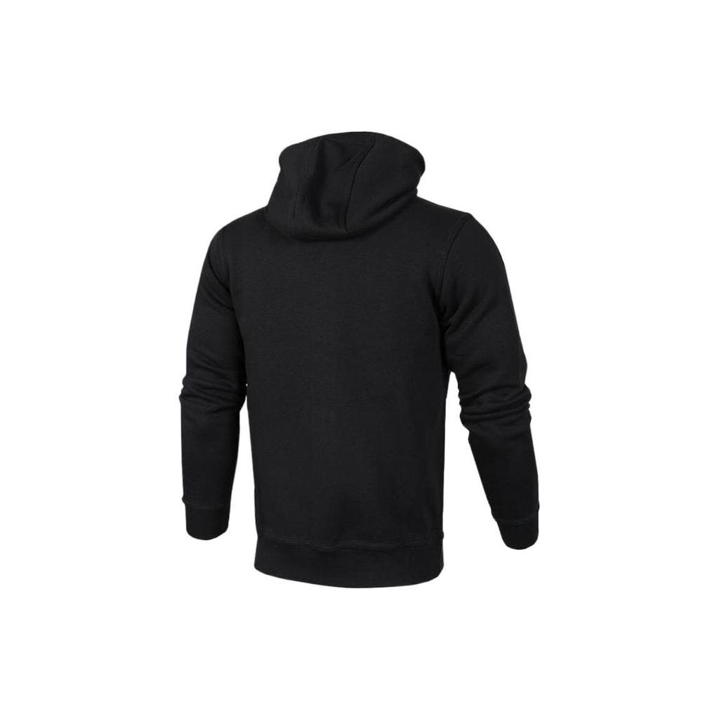 Nike Мужская куртка на молнии с однотонным логотипом, черная 905231-010