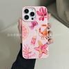 Чехол в корейском стиле с морской тематикой для iPhone 17 Pro Max / 16 / 15 / 14 Pro / 13 / 12 / 11