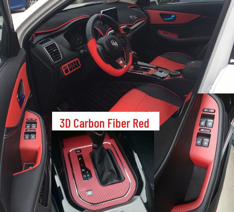 Dongfeng Fengguang S560 Interior Carbon Fiber Center Console & Gear Decor Stickers