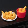 1 Set Dollhouse Accessories Mini Simulation Cola Chicken Wings Tray Miniatures Food Decor Diy Supplies Model Ornament Toy