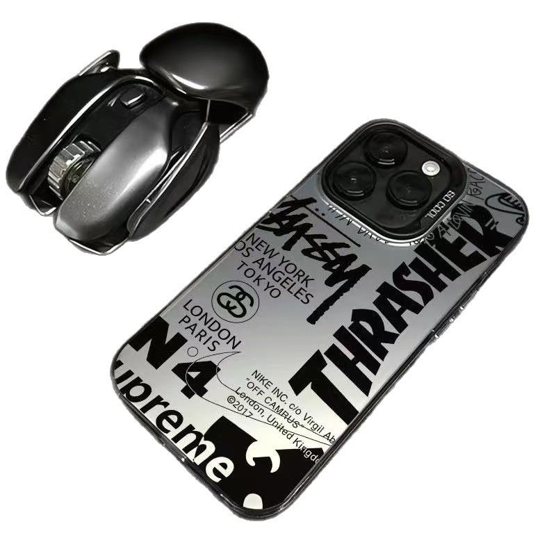 Модный чехол Icon для iPhone 17Air, 16Pro, 15Pro, 14Pro