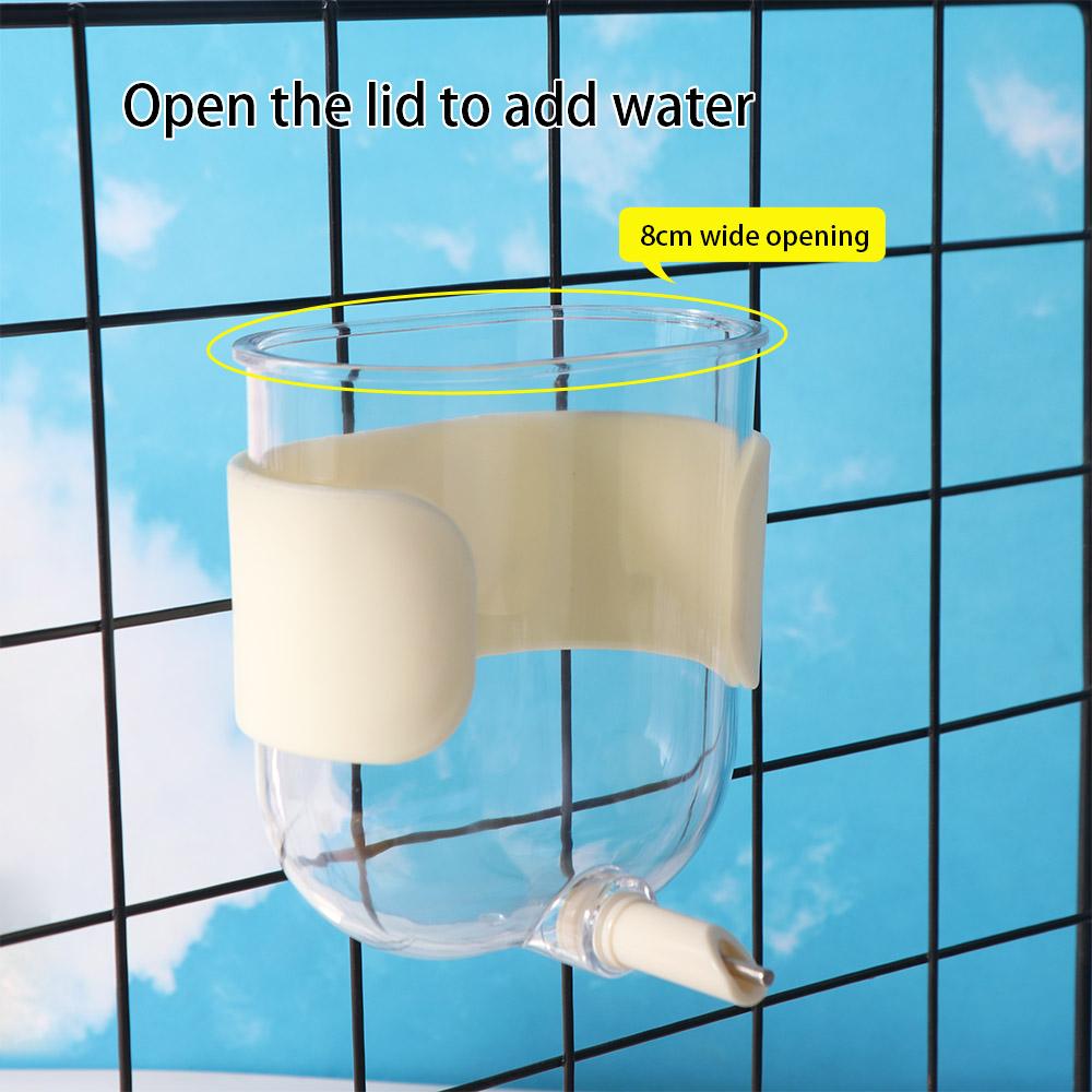 Transparent Automatic Bird Water Dispenser Leak-proof Pet Bird Water Kettle Cockatiels