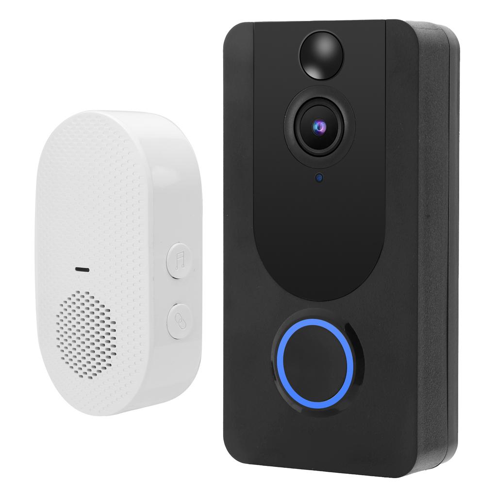 Умный дверной звонок Видео WiFi Беспроводной домофон Ночное видение Обнаружение движения Домашняя безопасность 1080P