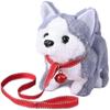 Plush Husky Dog Toy Puppy Electronic Interactive Pet Dog - Walking, Barking, Tail Wagging, Stretching Companion Animal For Kids (husky Dog)