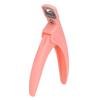 Nail Art Clipper Manicure Nail Tip Cutter Robust Simple Operating Fake False Nail Trimmer for DIY Pink