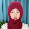 Neck Warmer Women Hooded Scarf Windproof Cycling Balaclavas Hat  Women
