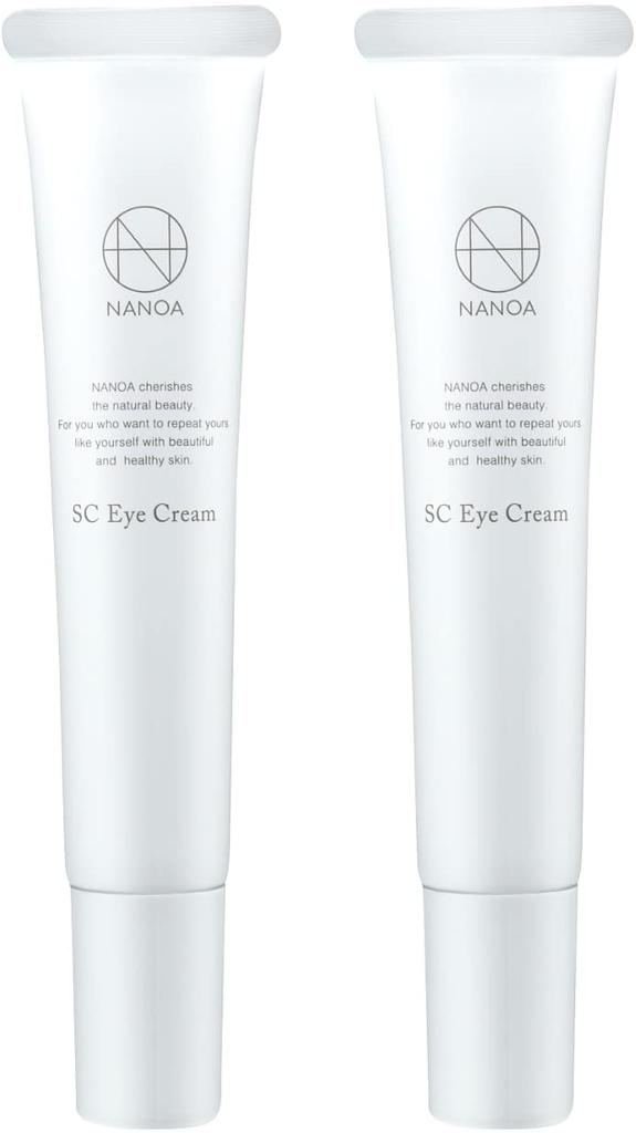 NANOA Eye Human Stem Cell EGF Eye Care Ceramide Eye Made In Japan Cream, Dermatologist-Recommended Anti-Aging Cream, Additive-Free, (2)