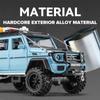Масштаб 1/24, мини-автоматическое моделирование BENZ Adenture G550 SUV 4x4, литой игрушечный транспорт со звуком и светом, подарок для мальчиков