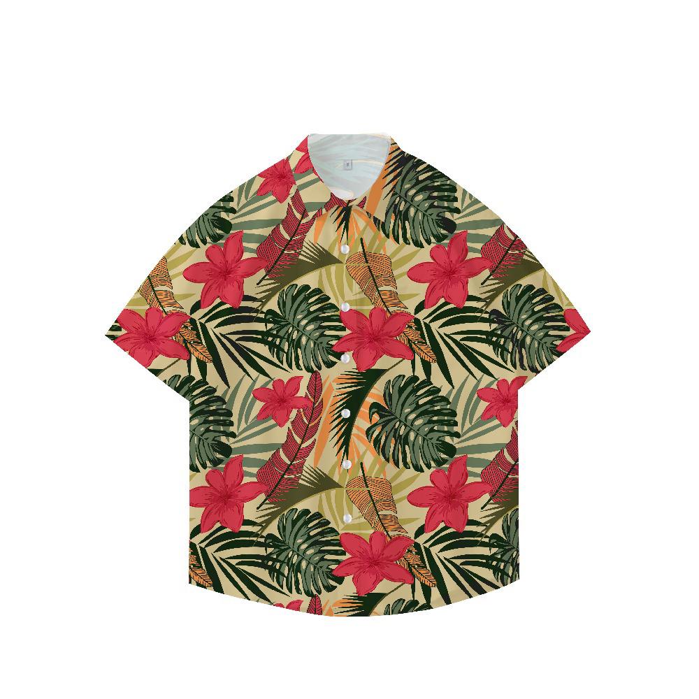 Тайланд Юньнань Фестиваль обливания водой Гавайская рубашка и шорты быстросохнущие - Унисекс Летняя пляжная одежда