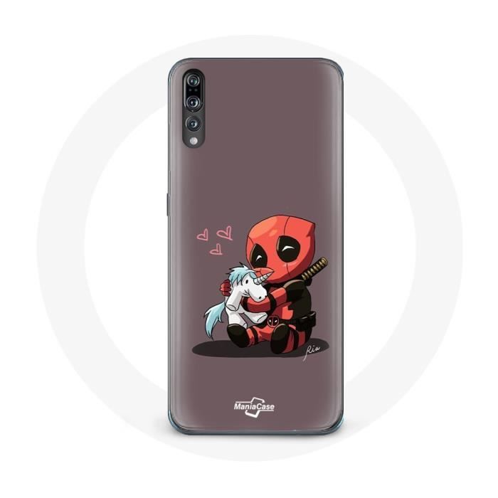 Coque pour Huawei P20 Pro DeadPool Unicorn Licorne