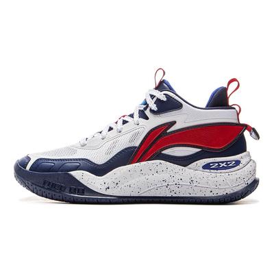 Li Ning Territory V2 Удобные Модные Трендовые Универсальные Дышащие Ударопрочные Увеличивающие Рост Низкие Баскетбольные Кроссовки Унисекс кроссовок YKBV040-1