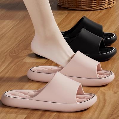 Тапочки женские летние домашние новые домашние ванные нескользящие эва дезодорирующие сандалии мужские