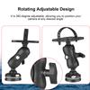 Kayak Camera Mount Fish Finder Mount with 360 Degree Rotation Ball Joint Action Camera Holder for Boat Kayak Fish Finder Holder