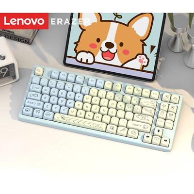 Lenovo Механическая клавиатура MK85PRO с тремя режимами подключения, RGB-подсветкой и возможностью горячей замены переключателей