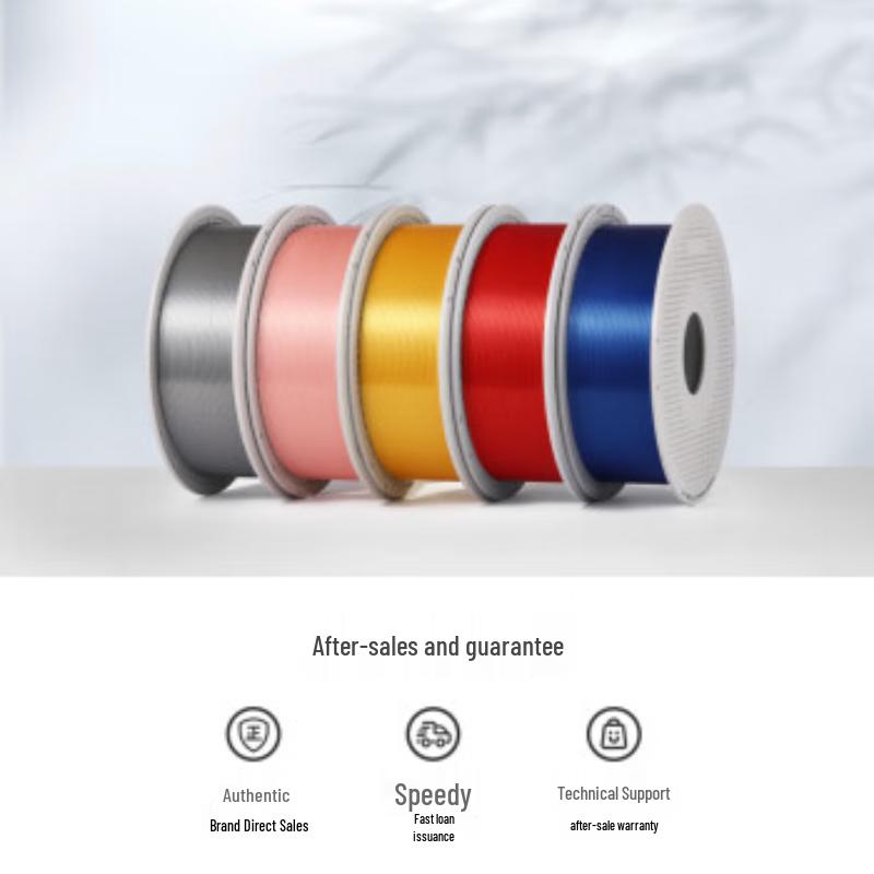 Bambu Lab Silk PLA Silk+ Нить для 3D-принтера Вилка CN (адаптер в комплекте)