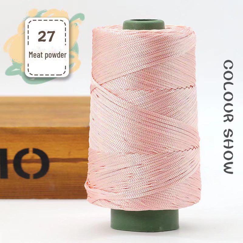 Легкая мерсеризованная хлопковая и льняная нить для шляп, обуви, сумок, подушек. Идеально подходит для изделий ручной работы с усовершенствованной шелковой нитью.